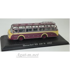Масштабная модель Автобус HENSCHEL HS 100 N 1953 Yellow/Brown